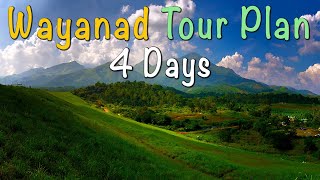 Wayanad Tour Plan  Wayanad Tour Package  4 Days Wayanad Tour [upl. by Eelarbed635]