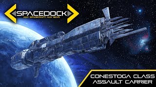 Aliens Conestoga Class Light Assault Carrier Sulaco  Spacedock [upl. by Aeslehs]