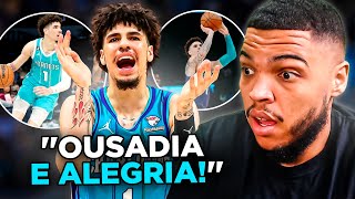 10 MINUTOS DE LAMELLO BALL IMPARAVEL NA NBA  REACT DO JOTA [upl. by Tirrell25]