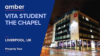 Property Tour  Vita Student The Chapel Liverpool  Student Accommodation in UK  amber [upl. by Soilisav479]