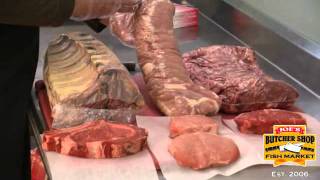 Joes Butcher Shop  Buying Whole Meat [upl. by Edlihtam]