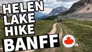 Helen Lake Trail Banff  Hiking in Alberta Canada [upl. by Nevs]