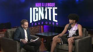 FULL INTERVIEW Izan Almansa NBA G League Ignite Takeover [upl. by Kotz33]