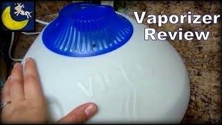 Review of Vicks Warm Steam Vaporizer with VapoPads VapoSteam amp Kaz Inhalant [upl. by Latyrc]