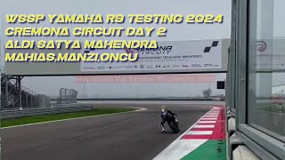 WSSP YZF R9 test at Cremona circuit 2024 Aldi SatyaMahendra CanOncu LucasMahias StefanoManzi day2 [upl. by Selle]