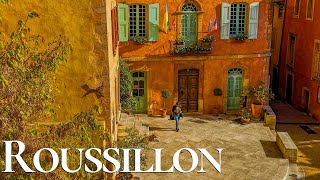 Roussillon  Most Beautiful Town to Visit in France 🇫🇷  Gordes [upl. by Aynam]