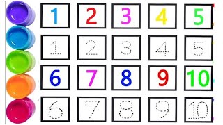 Count 1 to 100 numbers for Kids  Learn 123  How to Draw numbers 123 [upl. by Kyd]