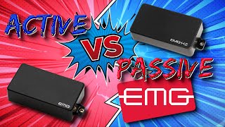 EMG 81 vs EMG H4  Pickup Shootout  ActivePassive [upl. by Ariaec208]