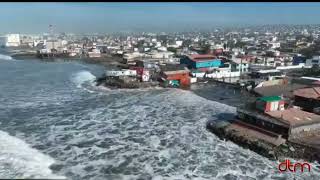 Se Desborda El Mar En Rosarito 06 De Enero 2023 [upl. by Jehoash]