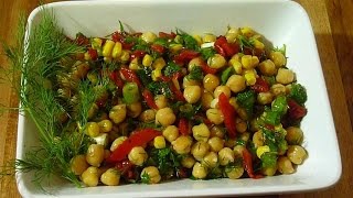 Nohut Salatası Tarifi  Salata Tarifleri [upl. by Emmerie407]