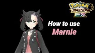 ⚡⚫ How to use Marnie Pokemon masters EX ⚫⚡ [upl. by Mahsih]