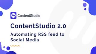 Automating RSS feed to Social Media [upl. by Acinej]