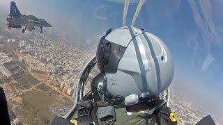 Formation Landing from the Cockpit  LCA Tejas [upl. by Rolando]