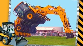 Dancing Diggers Video For Children  JCB Diggers [upl. by Ecreip]