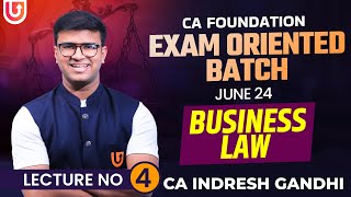 L4  Bill of Exchange  CA Foundation law  Exam oriented Batch  Indresh Gandhi [upl. by Vincenz]