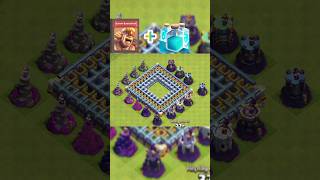 WIZARD TOWER Showdown vs Super Troops at MAX LEVELclashofclans shortsfeed [upl. by Eshelman]