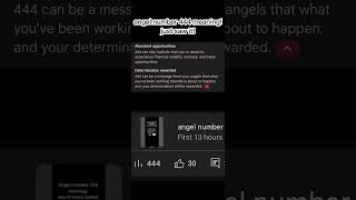 Why You Keep Seeing 444 ANGEL NUMBER 444 MEANING [upl. by Assilak]