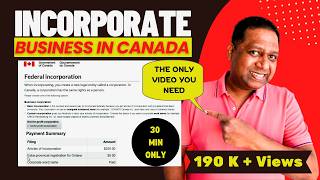 Registering A Corporation In Canada Under 30 Minutes  How To Register Business Canada 🔥 [upl. by Egor]