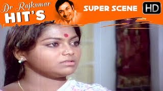 Saritha Dailogue Scenes  Hosabelaku Kannada Movie  Kannada Super Scenes  DrRajkumar [upl. by Jeritah652]