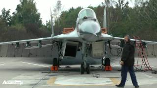 MiG29 na hamowni  22 Baza Lotnictwa Taktycznego  Malbork [upl. by Hyatt]