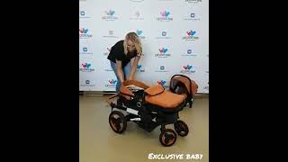 Belecoo Travel System Baby Stroller 3 in 1 X6C Orange [upl. by Weinrich]