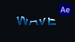 How to Create Liquid Wave Text in After Effects  TUTORIAL [upl. by Ireva420]