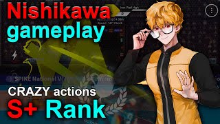 Nishikawa gameplay S Rank Electric Effect The Spike Volleyball 3x3 [upl. by Platto62]