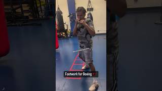 Boxing footwork drills [upl. by Ahsilrak]