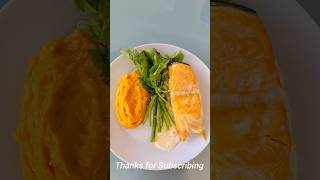 Salmon With Mornay Sauce sheilafard food seafood salmon dinner [upl. by Arahahs]