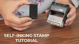 How to ReInk SelfInking Stamps [upl. by Agnesse]