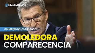 Demoledora comparecencia completa de Feijóo contra Sánchez en el Congreso [upl. by Lichtenfeld]