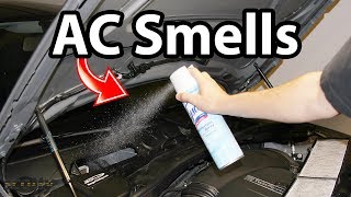 How to Remove AC Smells in Your Car Odor Life Hack [upl. by Imhsar]