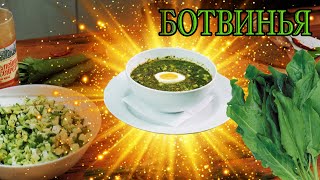 Ботвинья из щавеля Холодный летний суп из щавеля и зелени Summer sorrel soup [upl. by Noicpecnoc]