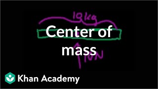 Center of mass  Impacts and linear momentum  Physics  Khan Academy [upl. by Gilleod]