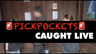 Pickpocketing Caught Live in Lyon France [upl. by Atirhs]