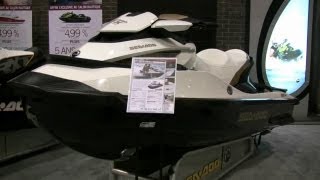 2012 SeaDoo GTX 260 Limited JetSki at 2012 Montreal Boat Show Salon du Bateau de Montreal [upl. by Neemsay]