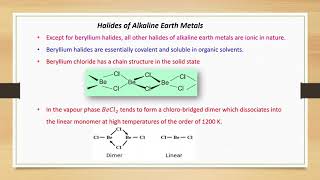 Chemistry 11 Chapter 10 Oxides Hydroxides Halides and Salts of Oxo Acids of Alkaline Earth Metals [upl. by Allak]