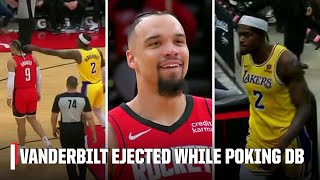 Jarred Vanderbilt Td up ejected for antagonizing Dillon Brooks 👀  NBA on ESPN [upl. by Tally]