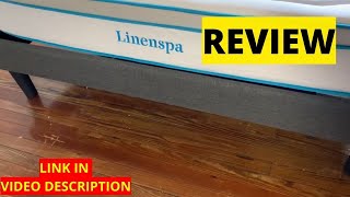 Linenspa 10 Inch Memory Foam and Innerspring Hybrid Medium Feel Queen Mattress Review [upl. by Leaw]