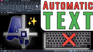 quotAuto Text AutoCAD LISP  Best CAD Tutorialsquot [upl. by Monahon549]