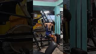 Lever seated dip 💪👊🤟  tricep workout [upl. by Dnalyr984]