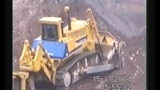 komatsu 475a biggest bulldozer in ireland [upl. by Mayhew]