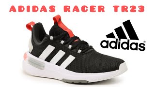 ADIDAS RACER TR23  Unboxing  on feet  review [upl. by Akinaj]