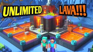 We Want Unlimited Lava  Unlimited Lava Farm  Minecraft Survival Vlogs 9 Part 1 [upl. by Neram]