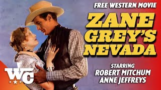 Zane Grey Nevada  Full Classic Western Cowboy Movie  Free 1944 Movie  Robert Mitchum  WC [upl. by Nnaaras984]