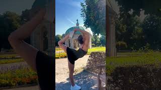 Hip Split Leg Flexibility Easy Stretch Yoga Flow shorts yogaexercise yoga yogapractice [upl. by Opiuuk858]