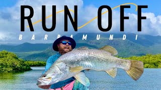 CHASING MONSTER BARRAMUNDI  Epic Runoff Fishing Adventure [upl. by Suolhcin]