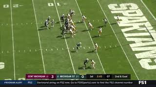 Michigan State vs Central Michigan Highlights  College Football Week 5 2018 [upl. by Lavona461]