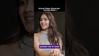 Mrunal Thakur shares her favorite books  Chalchitra talks shortsfeed mrunalthakur podcast [upl. by Ecertak]