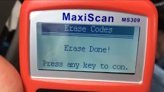 Lets see if the Autel MaxiScan MS309 OBDII Code Reader  Scanner can turn my Check Engine Light off [upl. by Brantley]